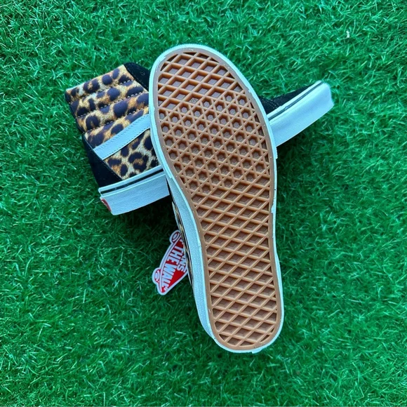 Vans Sk8 Hi Leopard Black / True White - Picture 10 of 10